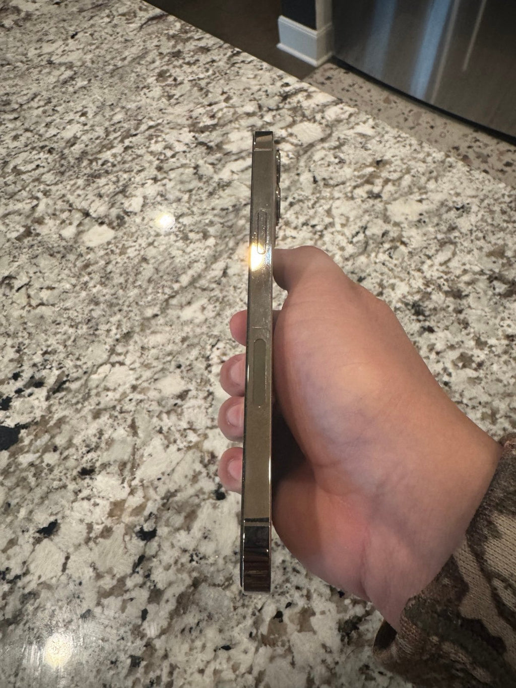 Gold iPhone 12 Pro Max 256GB 7T12