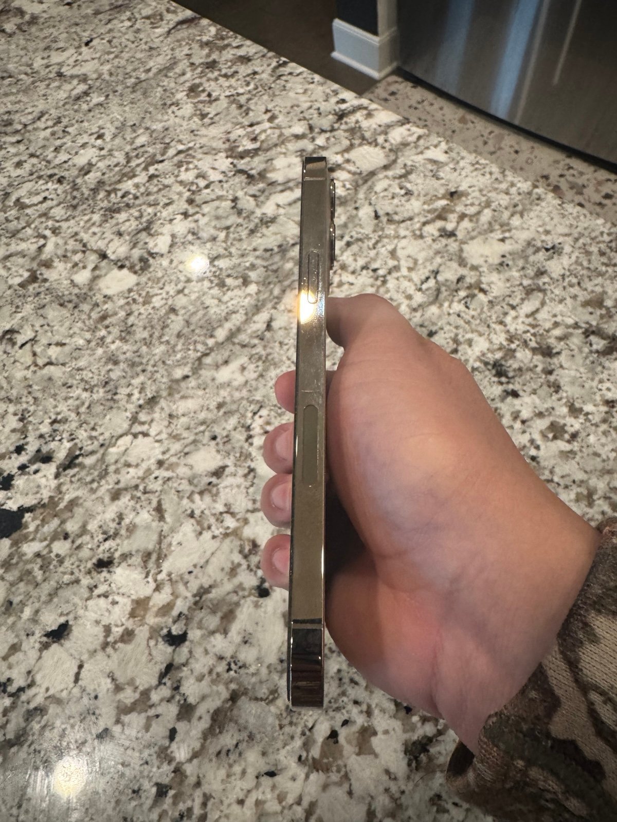 Gold iPhone 12 Pro Max 256GB 7T12