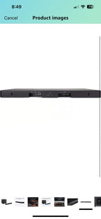 Definitive Technology Studio 3D Mini Sound Bar with 6 Speakers and an 8" Wireles