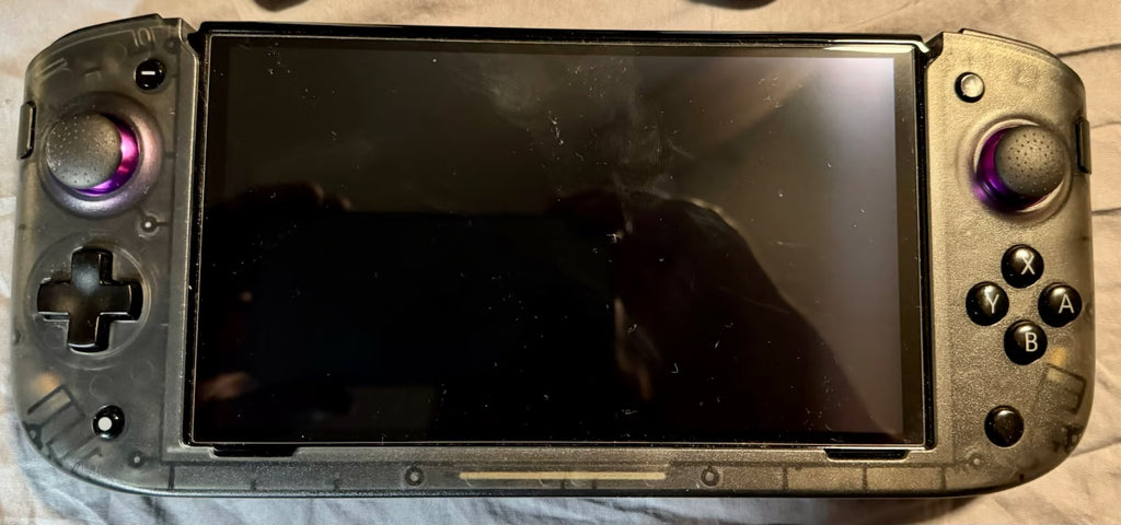 Nintendo Switch OLED Pokemon Scarlet and Violet Edition with many accessor ObO 3W96