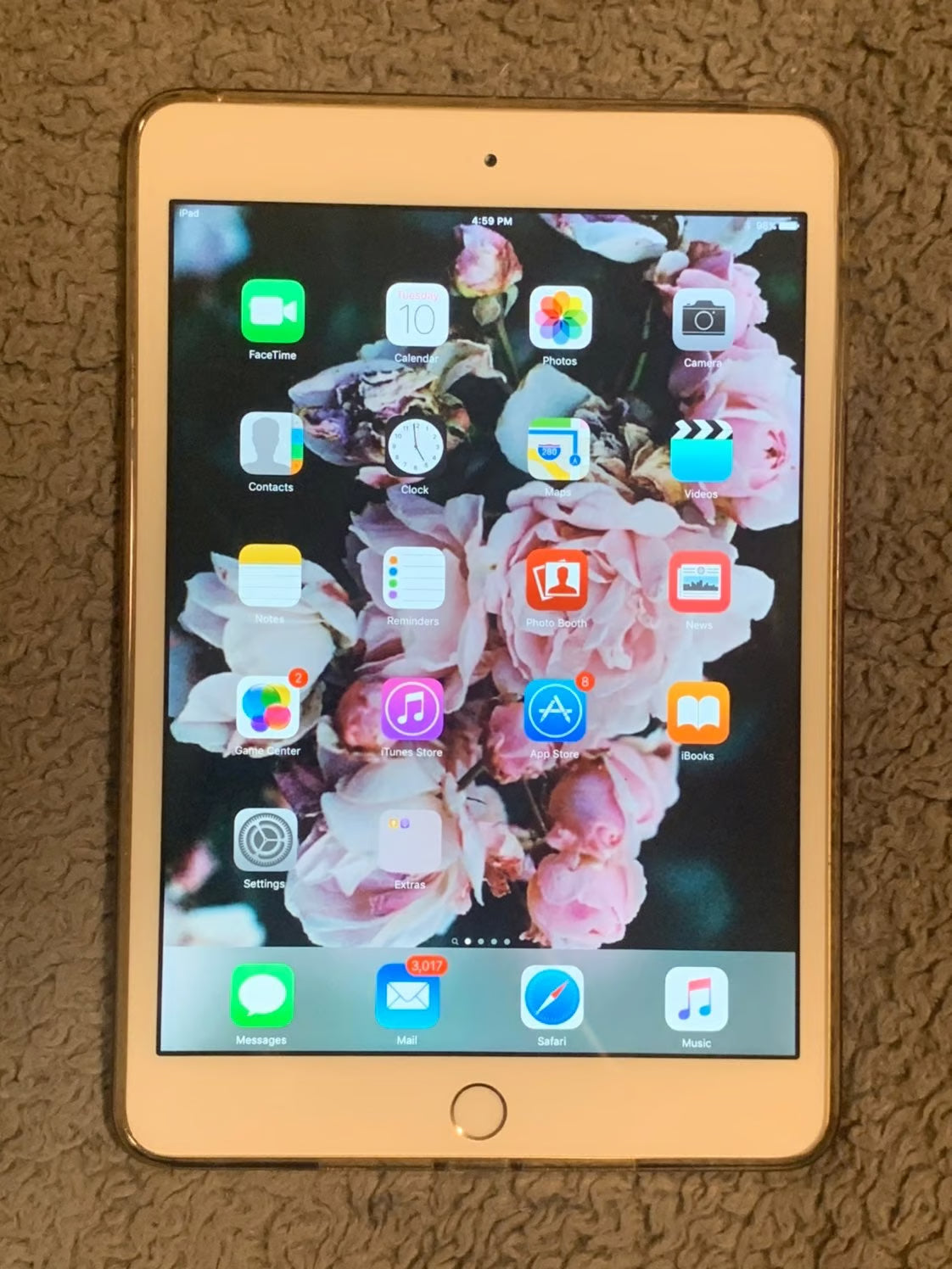 iPad mini 4th generation Gold 64 GB 5S21