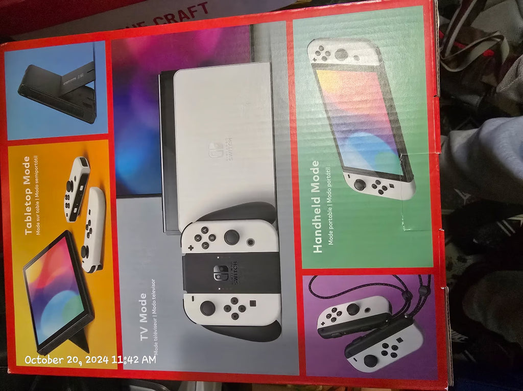 Nintendo Switch oled white 7F28