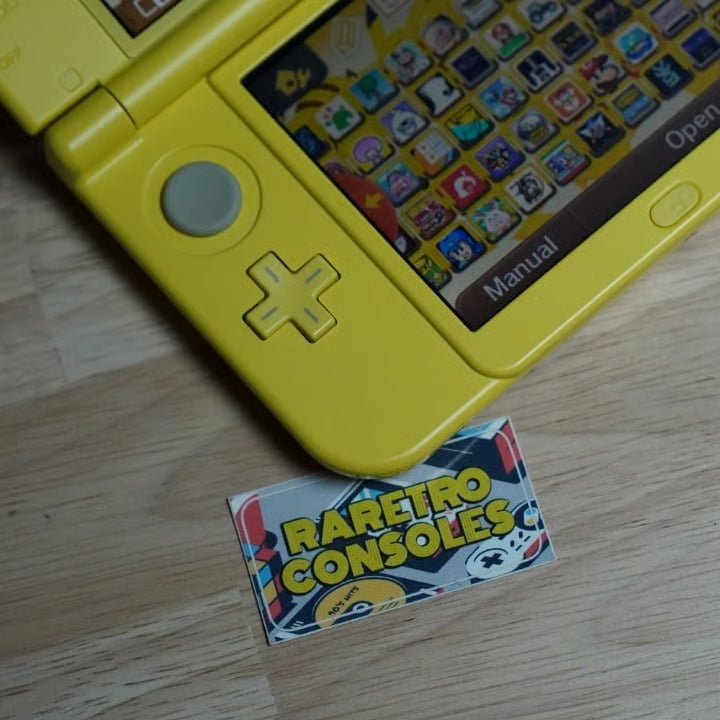 New Nintendo 3DS XL Pikachu Edition with 32GB SD, Charger, Stylus & 70+ Games