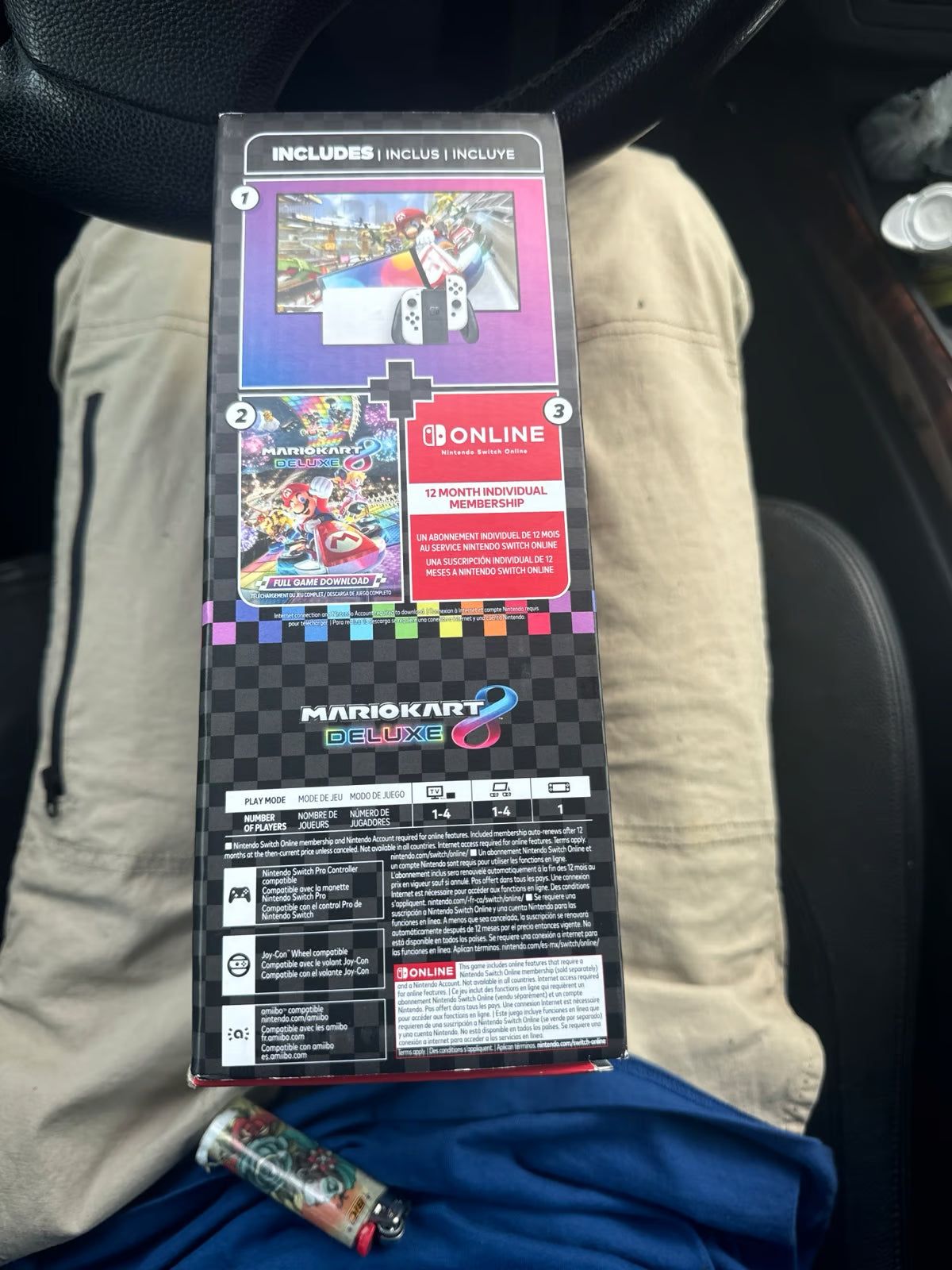 Nintendo switch oled mario edition 8G85