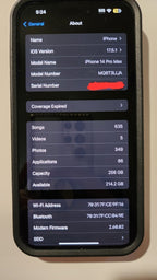 Apple iPhone 14 Pro Max 256 GB Unlocked Space Black 6D73