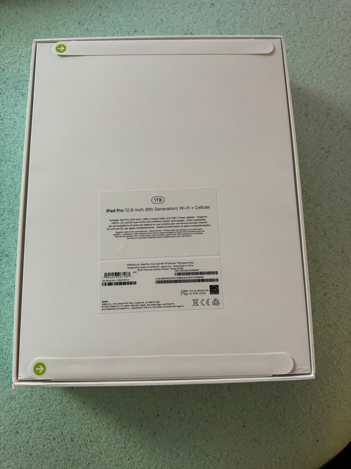 Apple IPad Pro 12.9 6th Generation 7J12