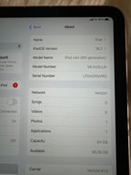 iPad Mini 6th Generation WiFi + Cellular Unlocked - Active eSim Internet Free 6U92