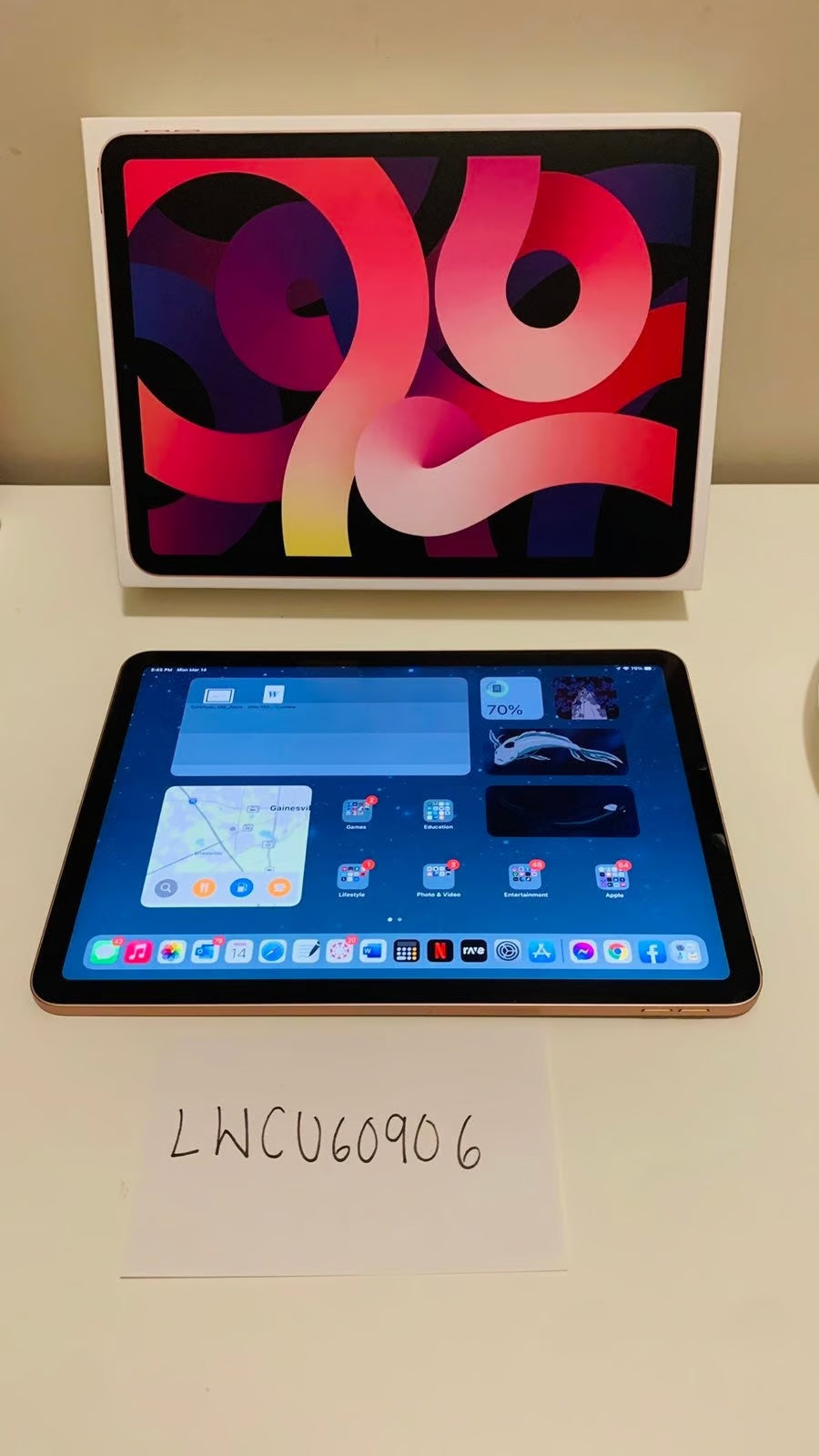 Apple iPad Air 4th Generation 64 GB in Rose Gold 7T69