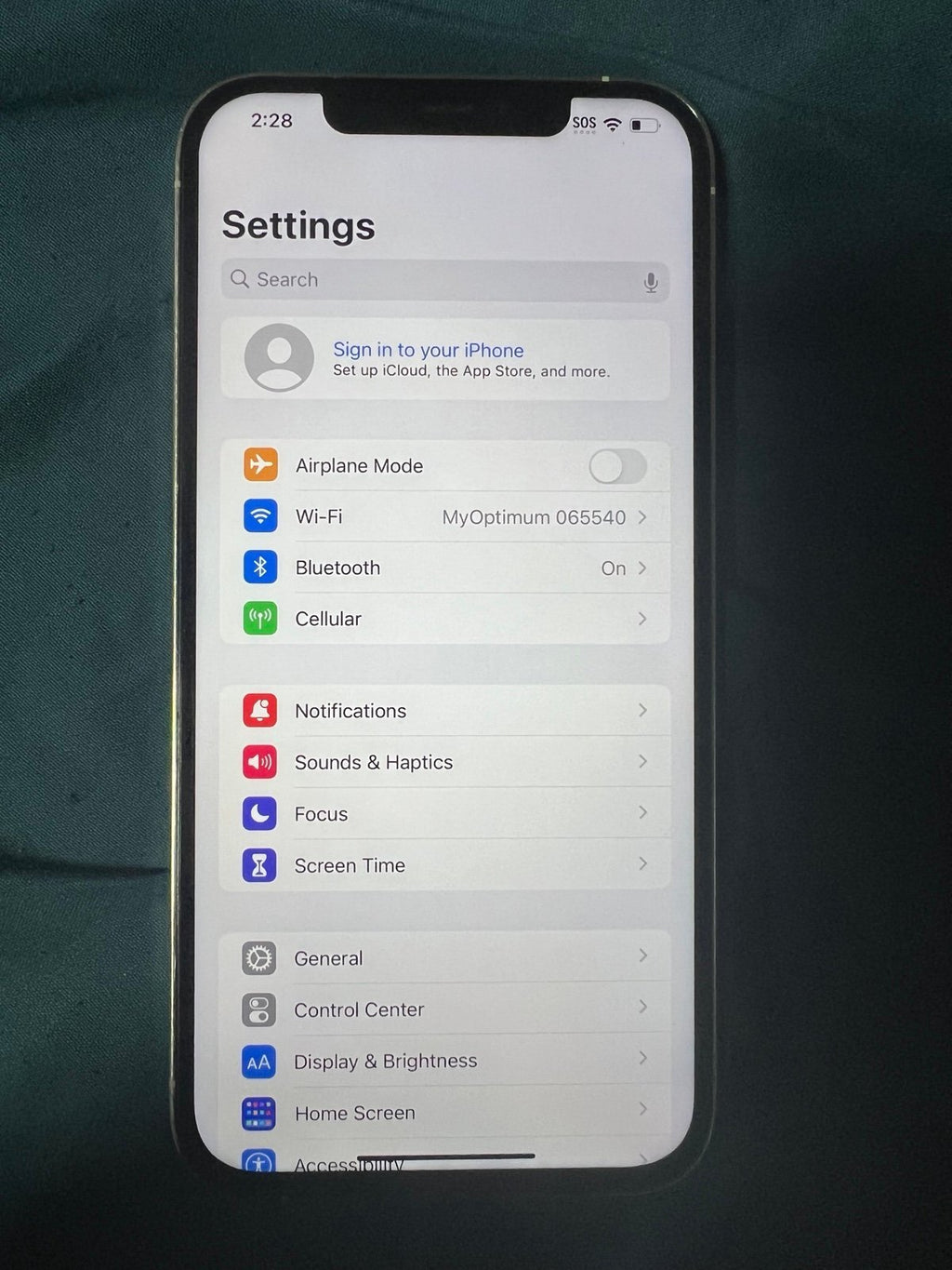 Apple iPhone 12 Pro Max 128 GB in Silver Unlocked 1B15