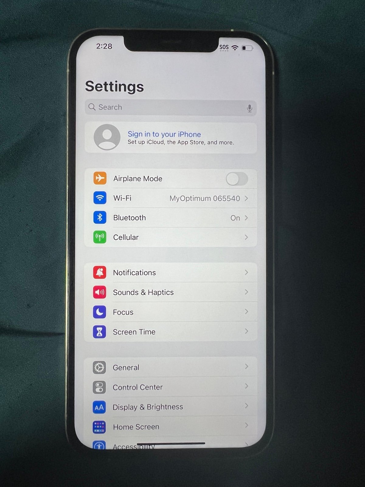 Apple iPhone 12 Pro Max 128 GB in Silver Unlocked 1B15