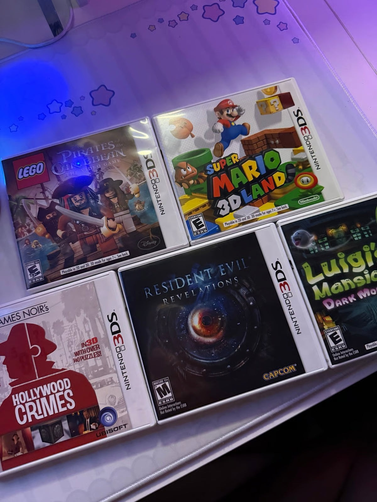 Nintendo 3ds xl PINK + games