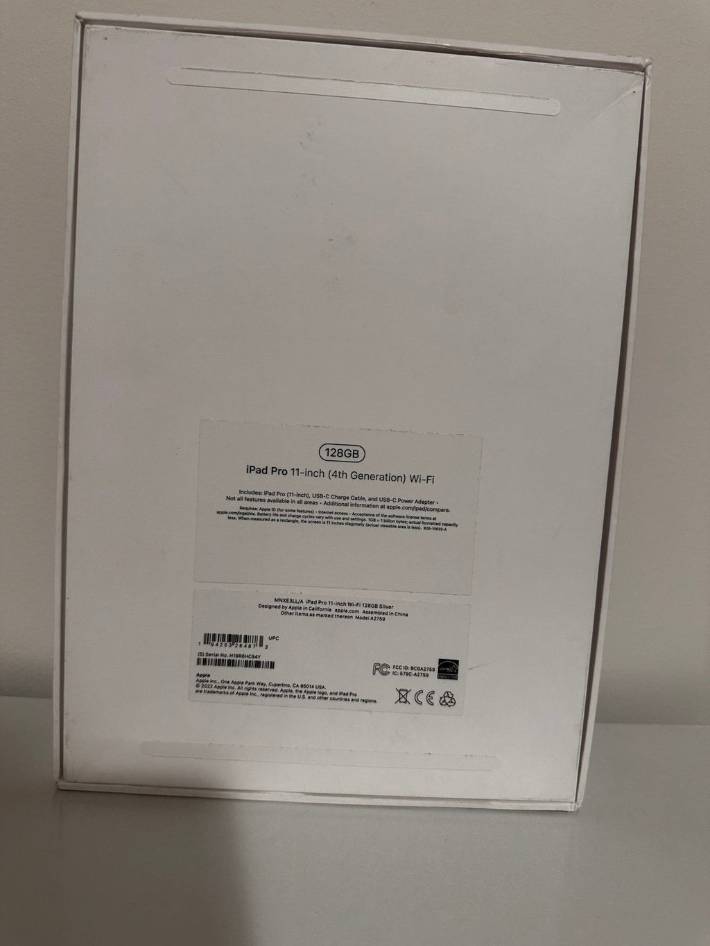 ipad pro 11 inch 4th generation 128GB WIFI 5T97