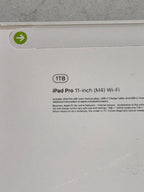 IPad Pro 11 Inch (M4) 1 TB 2V91