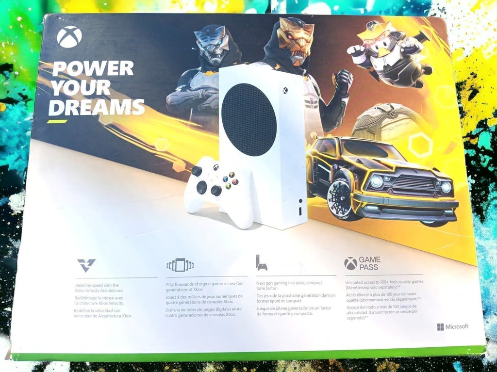 Microsoft Xbox Series S Gilded Hunter Bundle 512GB Video Game Console White Seal 9T36