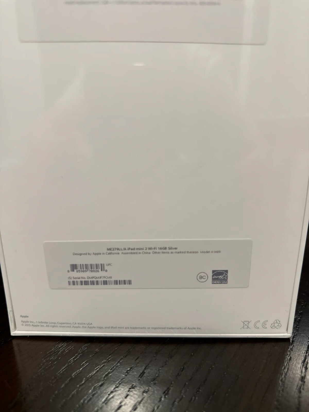 iPad mini 2nd generation Silver 16 GB 7P68