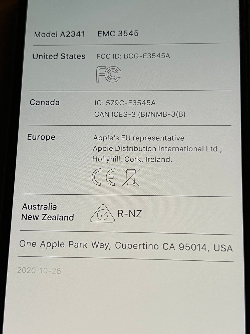 Apple iPhone 12 Pro 128 GB in Graphite for Unlocked 9W29