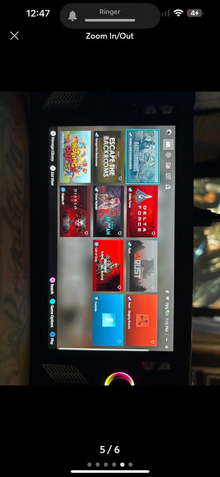 Storage UPGRADED * Asus rog ally z1 EXTREME 2TB 16gb ram 5Y78