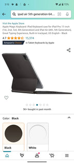 Apple iPad Air 5th Generation 64 GB in Space Gray 1S31