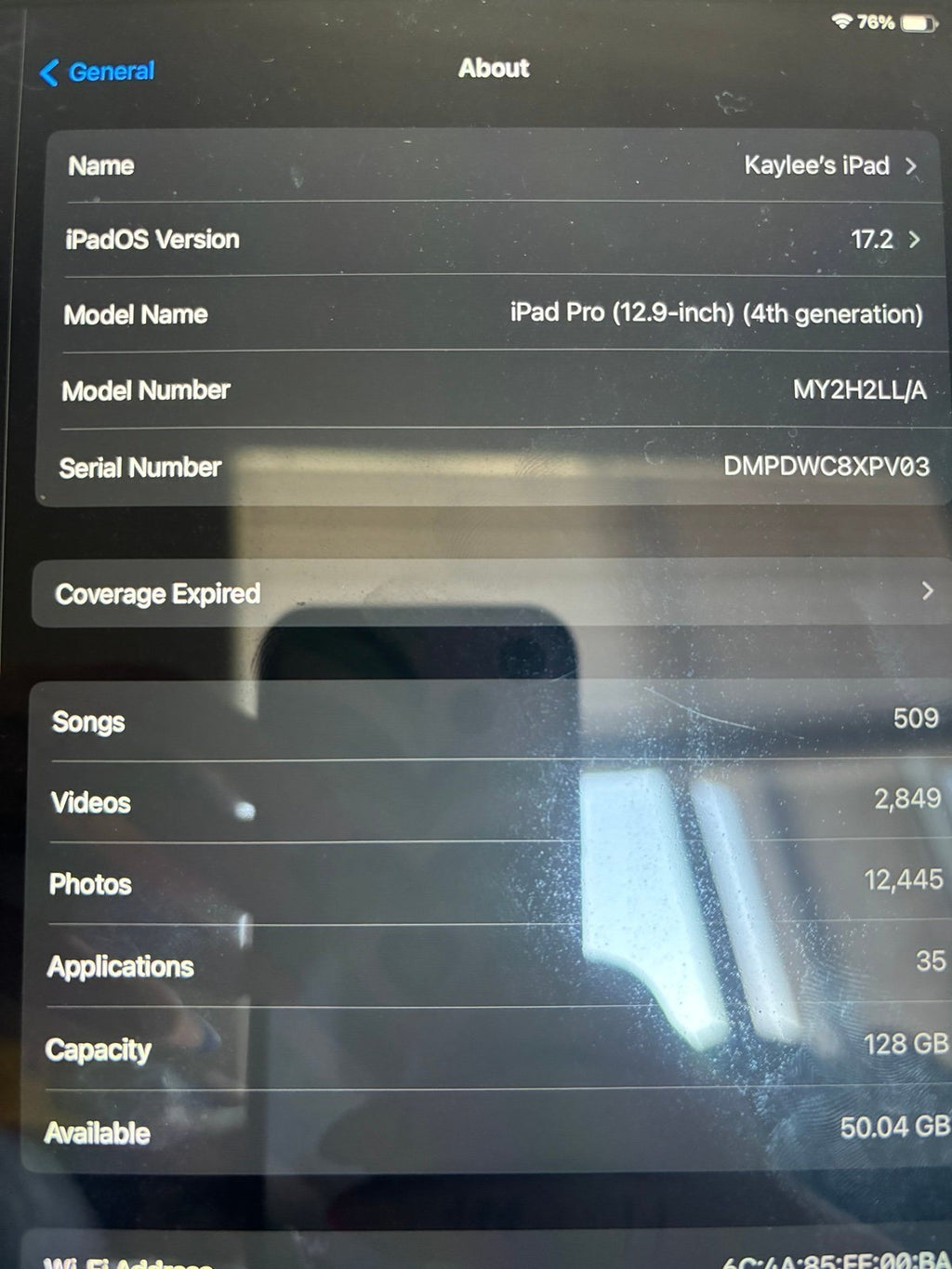 Apple iPad Pro 4th Generation W/Keyboard + Pen 3N37