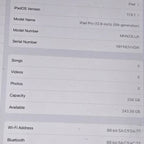 iPad Pro 12.9-inch 5th Generation Wi-Fi 256GB Gray A2378 M1 3L86