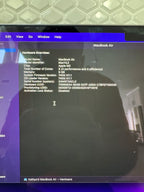 Apple Macbook Air 13in.  M2 3.49 GHz  256GB SSD 8G86