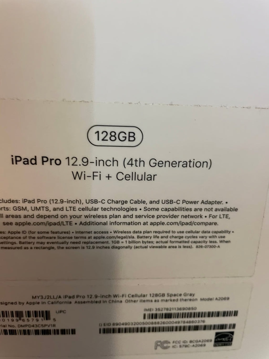 2020 gen 4 Apple ipad pro 12.9-inch w/ magic keyboard & apple pencil 1C86