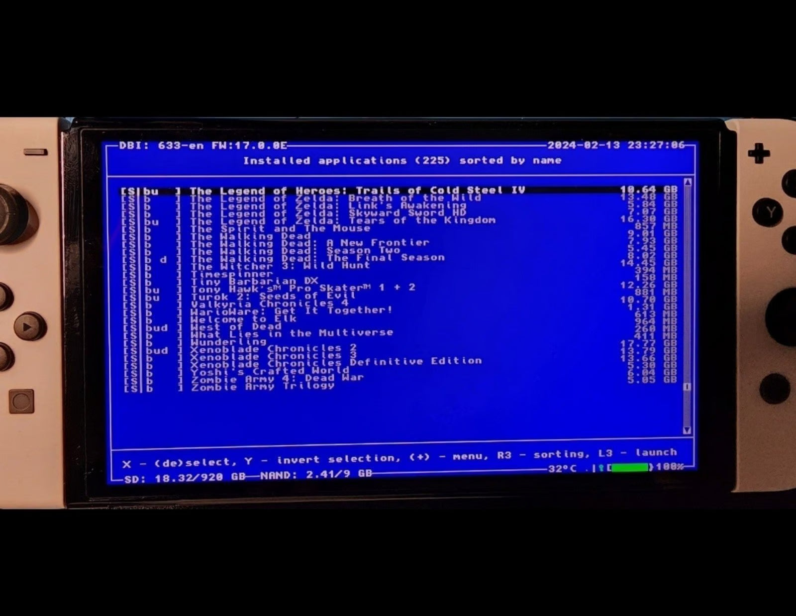 Nintendo switch oled picofly 5M86