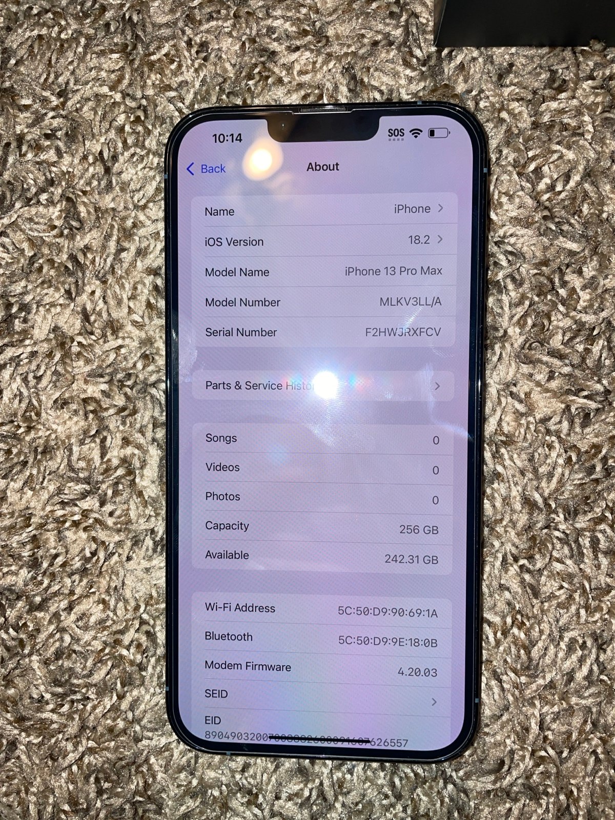 Apple iPhone 13 Pro Max 256GB Sierra Blue (Factory Unlocked) 8N38