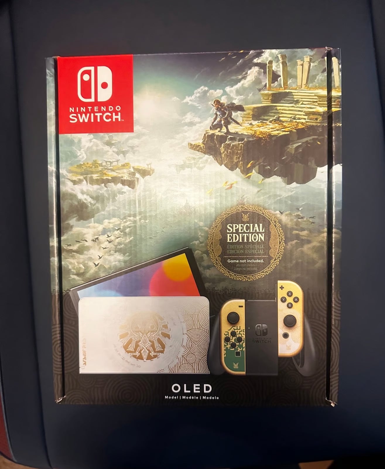 Nintendo Switch oled zelda edition 1W96