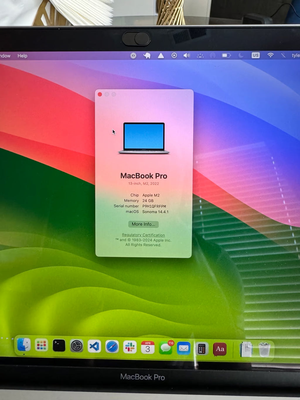 2022 13鈥?MacBook Pro 2K66