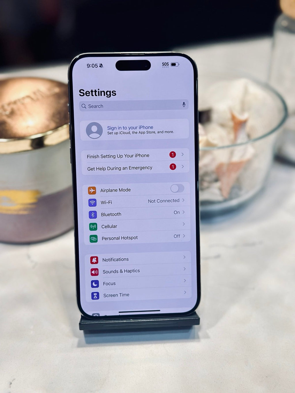 Apple iPhone 15 Pro Max 1TB AT&T/ Cricket Titanium Silver 7Z61