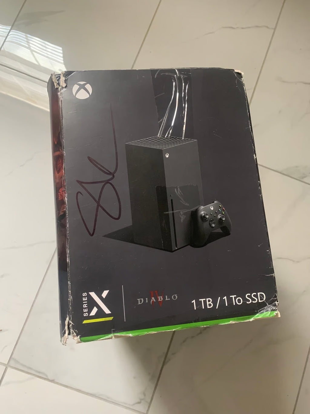 Open box Xbox series x diablo edition 6O28