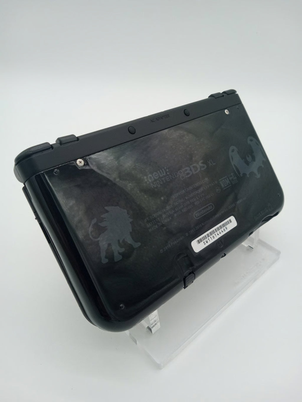 Refurbished New Nintendo 3DS XL Pokemon Sun and Moon Solgaleo and Lunala Black