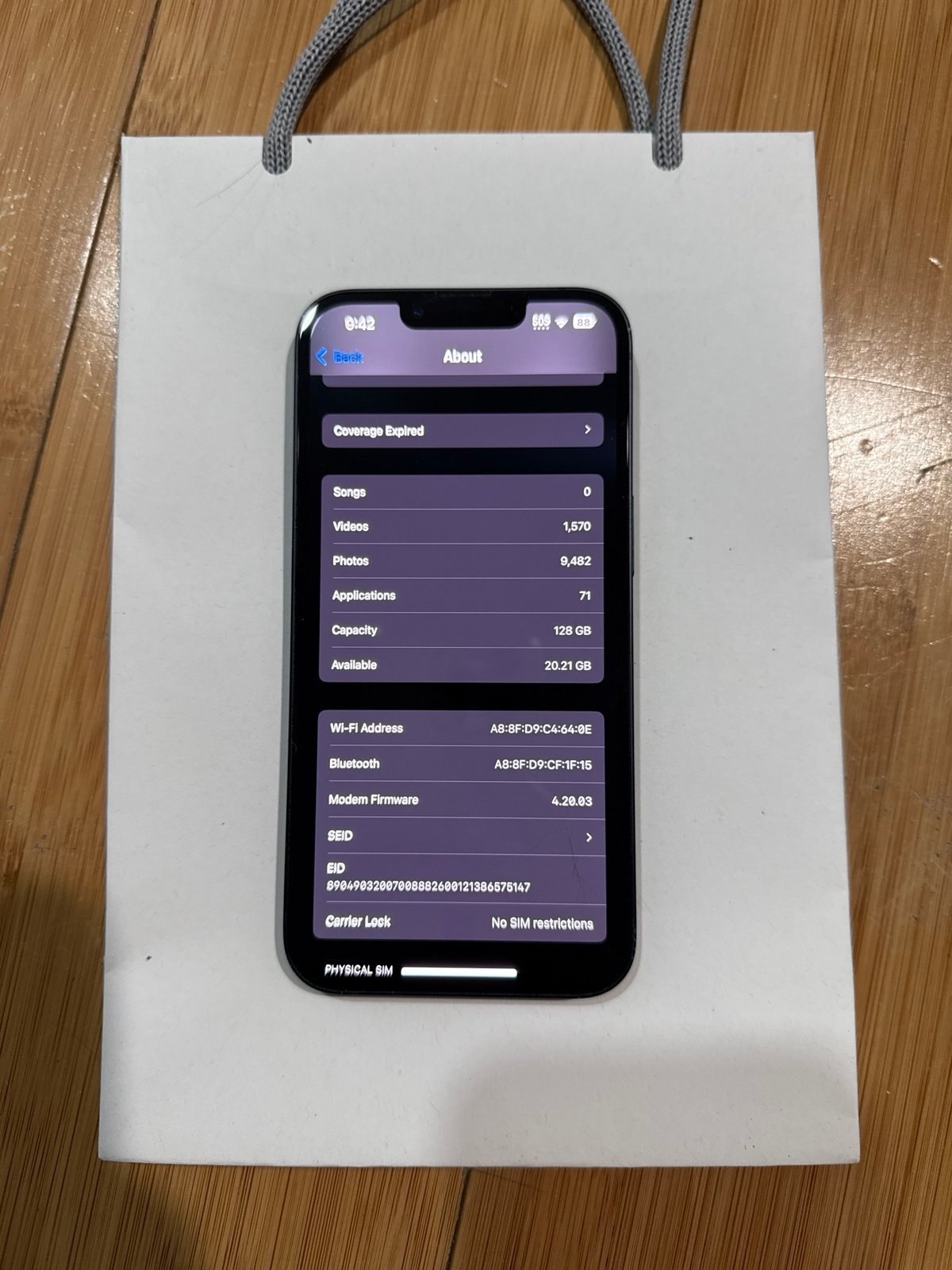 iPhone 13 128Gb Unlocked 2V65