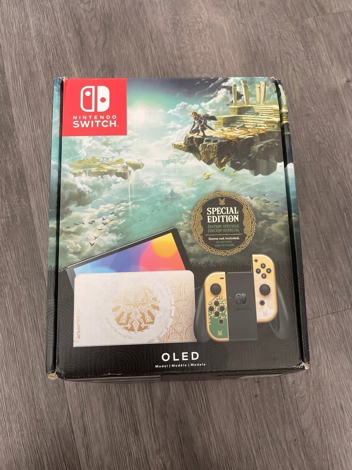 BUNDLE OLED Nintendo Switch: Zelda SE + memory card + screen protector + case 1A55