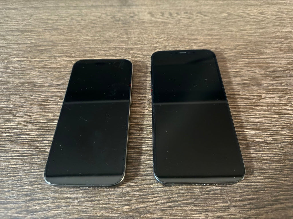 Parts Only: (Lot of 2) Sim Lock Apple iPhone 15 Pro & Apple iPhone 12 Pro Max 9F98