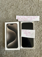 Apple iPhone 15 Pro Max | 256GB Natural Titanium 9T16