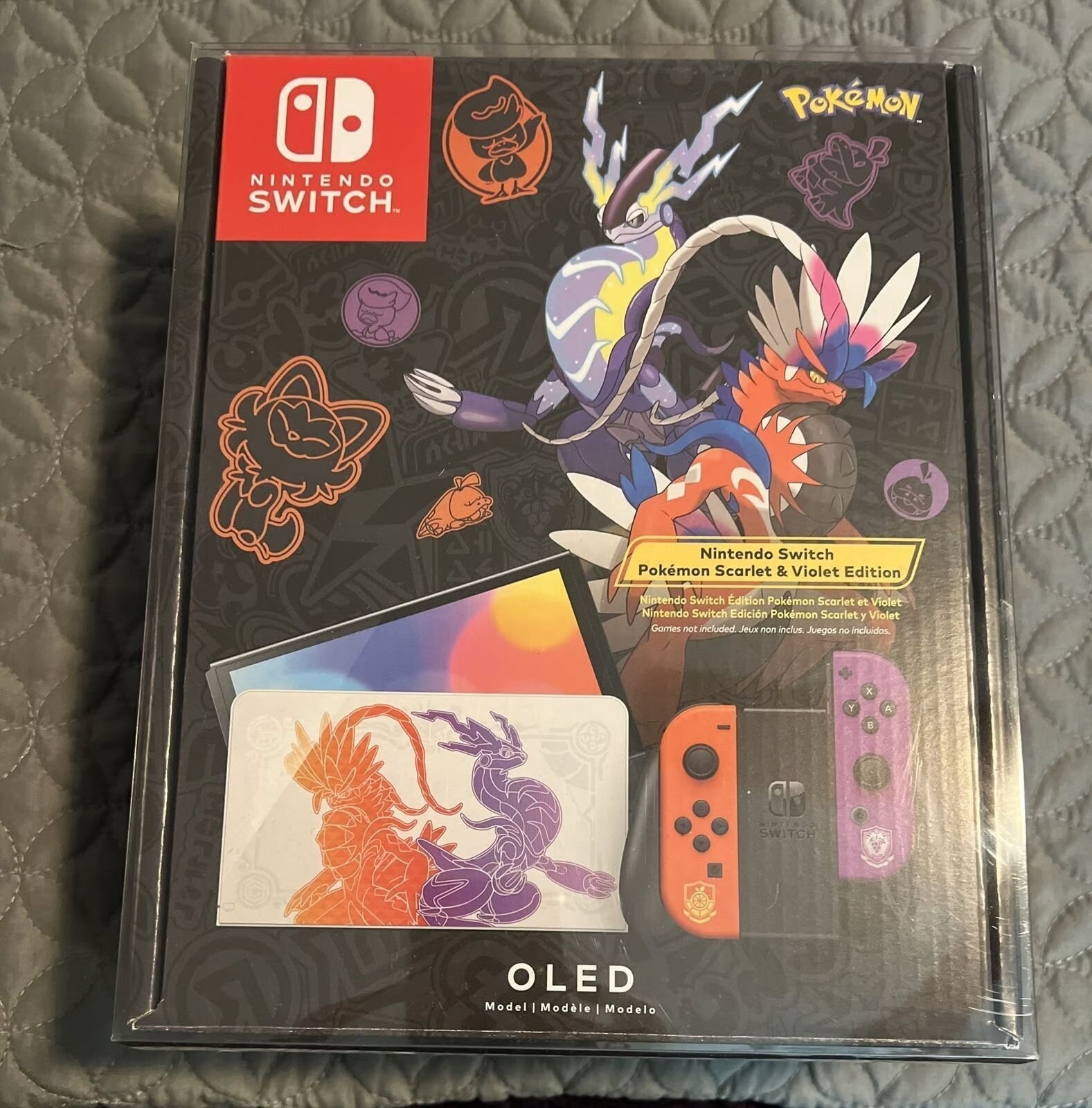 Pokemon Scarlet and Violet Edition Console OLED Model Nintendo Switch US Ed NEW 5S28