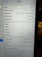 Apple iPad Pro 3rd Generation 256 GB in Space Gray 5H55