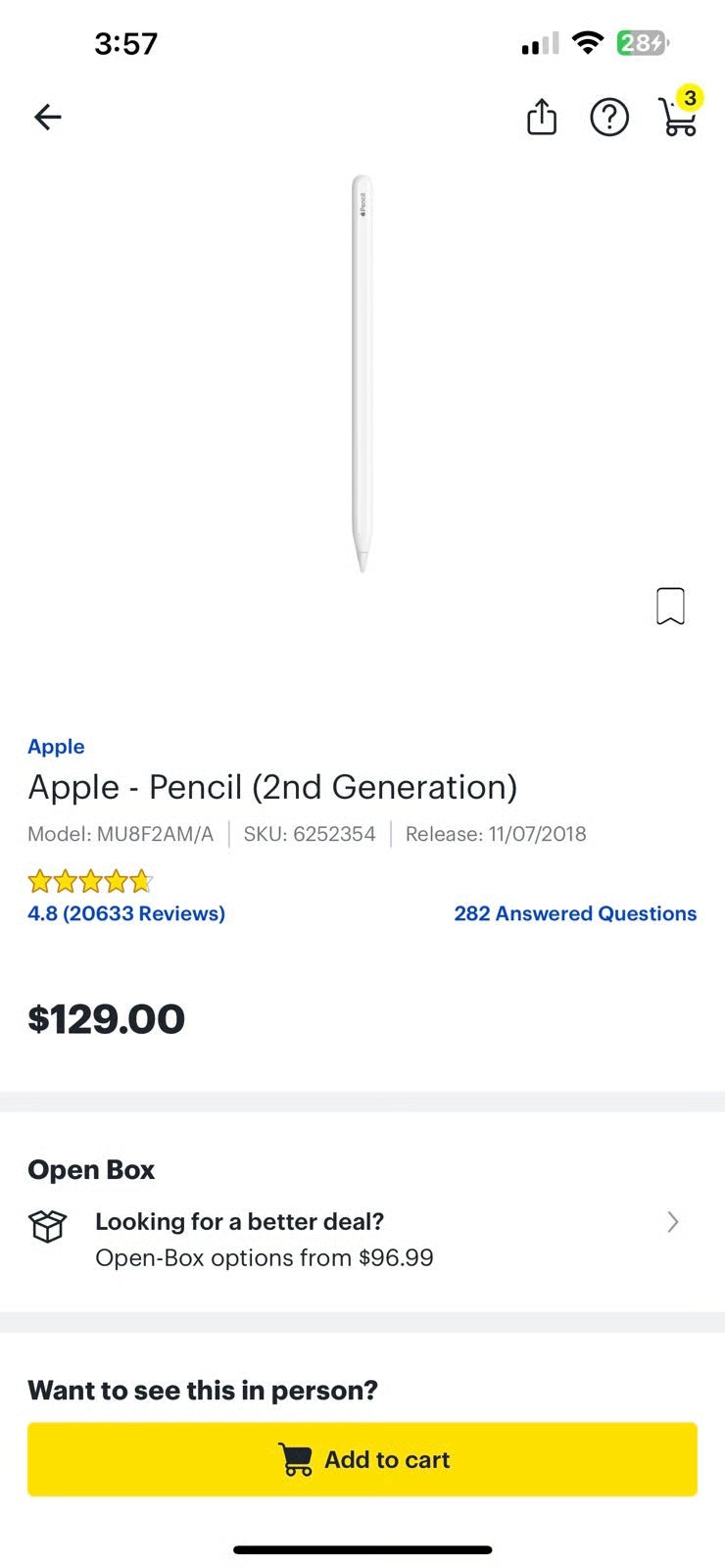 Apple iPad Mini 6th Generation 256 GB 1O96