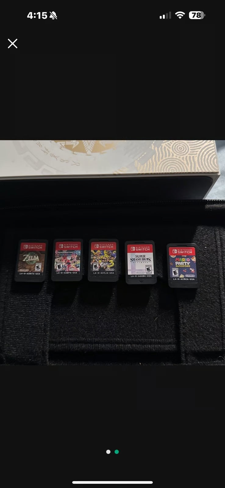 Nintendo Switch Oled Zelda edition 1M67