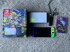 Nintendo Switch OLED Splatoon Limited Edition with Pokemon Violet Game 9O39