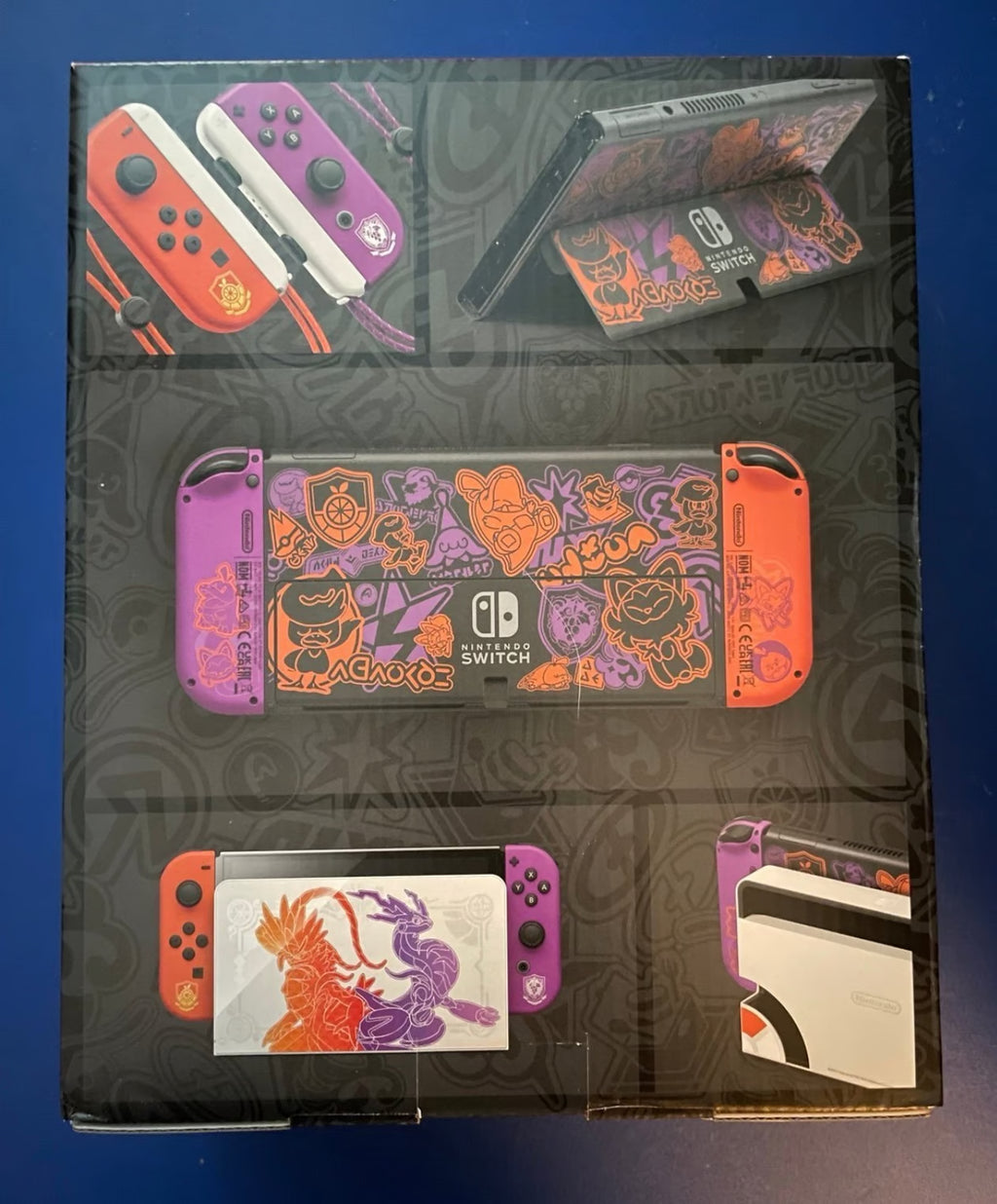 New Nintendo Switch OLED Pokemon Scarlet & Violet Special Edition US version NIB 6Z96