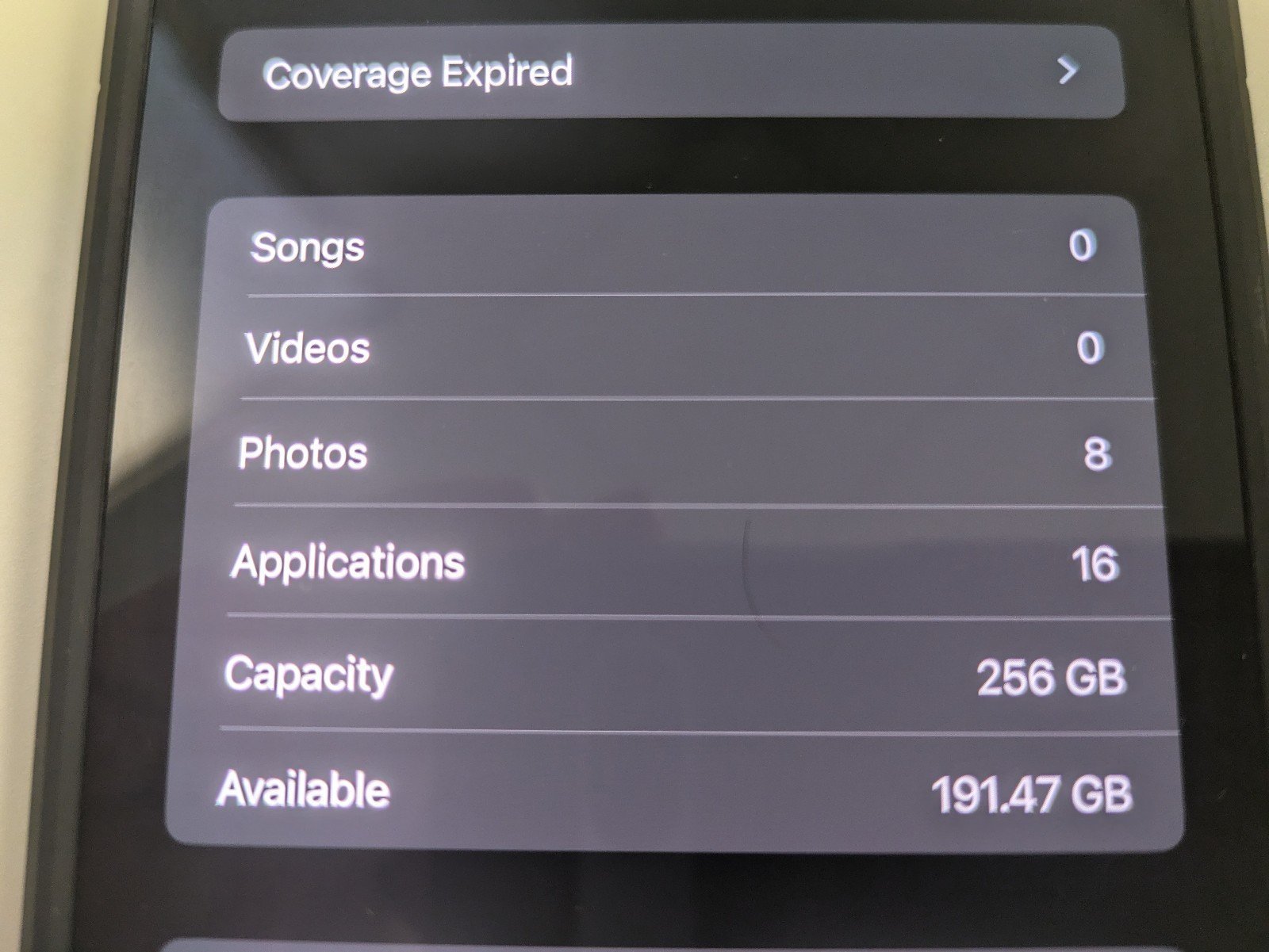 Used iPhone 14 Pro Max purple 256GB 5L93