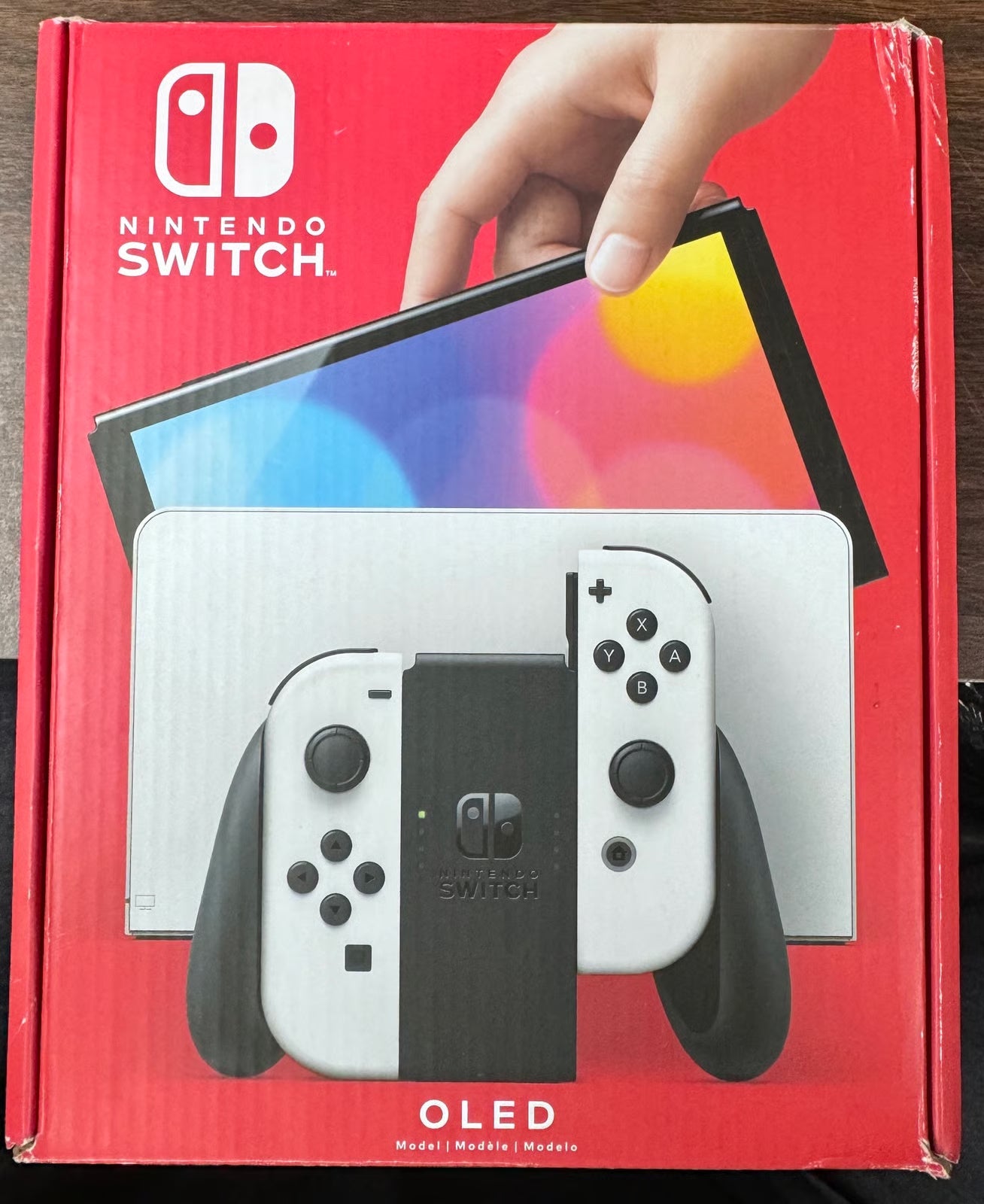 Nintendo Switch (OLED model) with White Joy-Con new in box 6K79