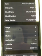 Apple iPhone 15 Pro - 128GB UNLOCKED (LIKE-NEW CONDITION) 3T56