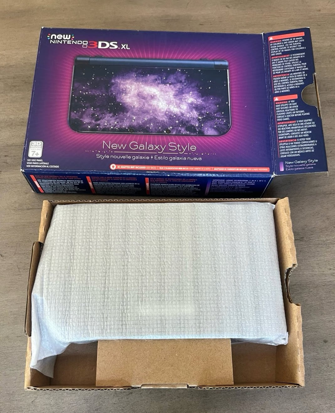 Nintendo 3DS XL Galaxy Edition Handheld System - Purple-Minor Flaw