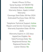 Apple iPhone 15 Plus 256GB Green Xfinity Only 2V75