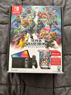 Brand New Sealed super smash bros ultimate nintendo switch oled bundle 9O28