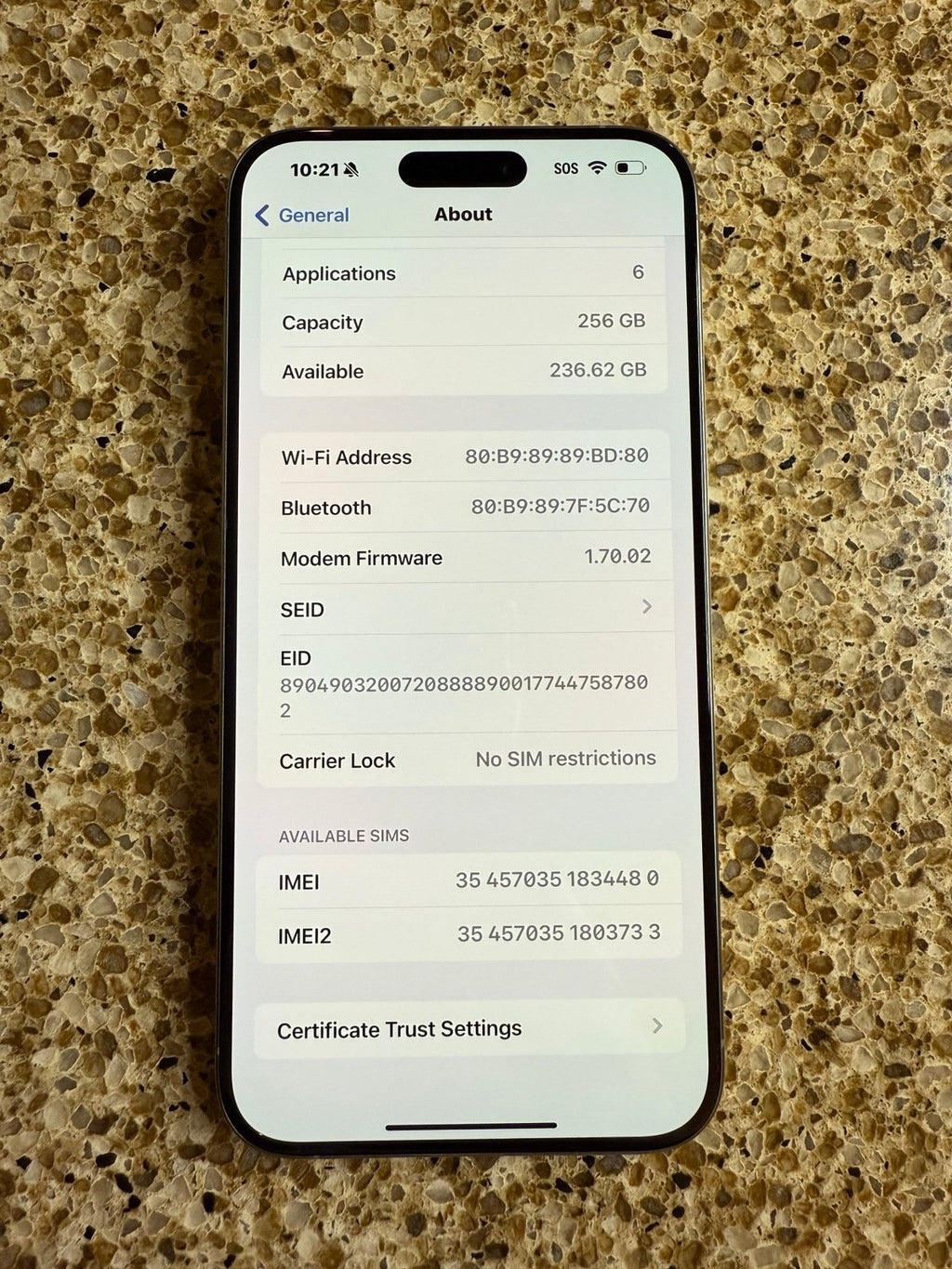 NEW iPhone 15 Pro Max UNLOCKED 8C25